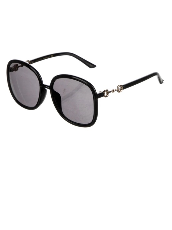 Gucci Accessories - Gucci Horsebit Oversized Black Women’s Sunglasses with Gray Lenses